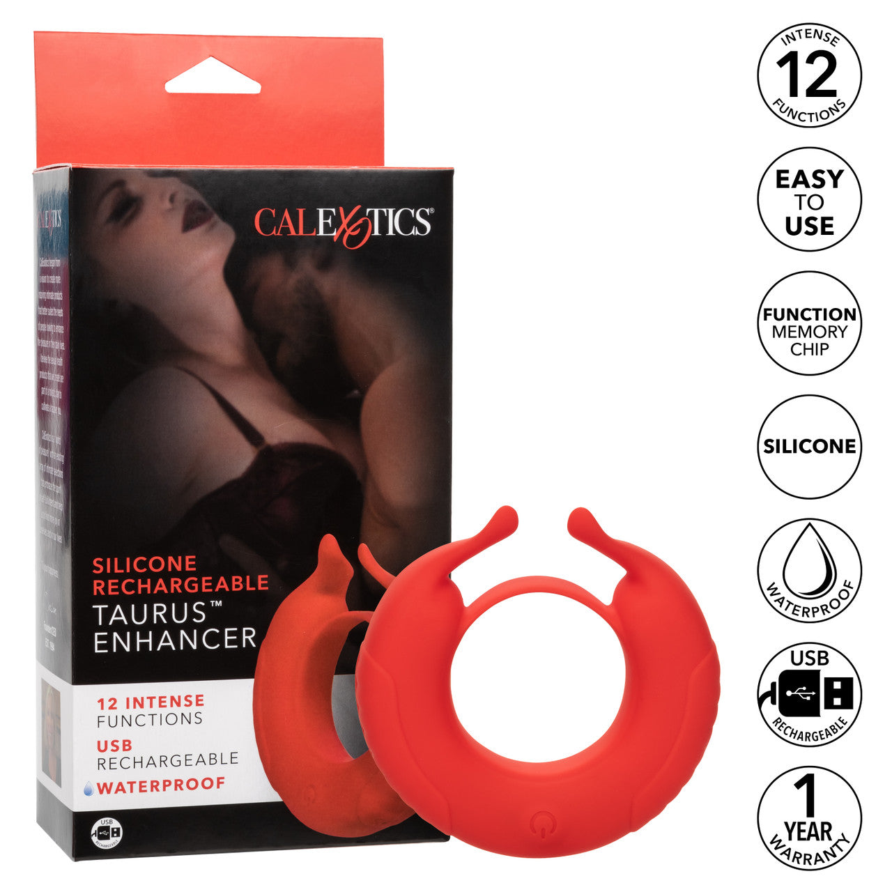 Silicone Rechargeable Taurus Enhancer