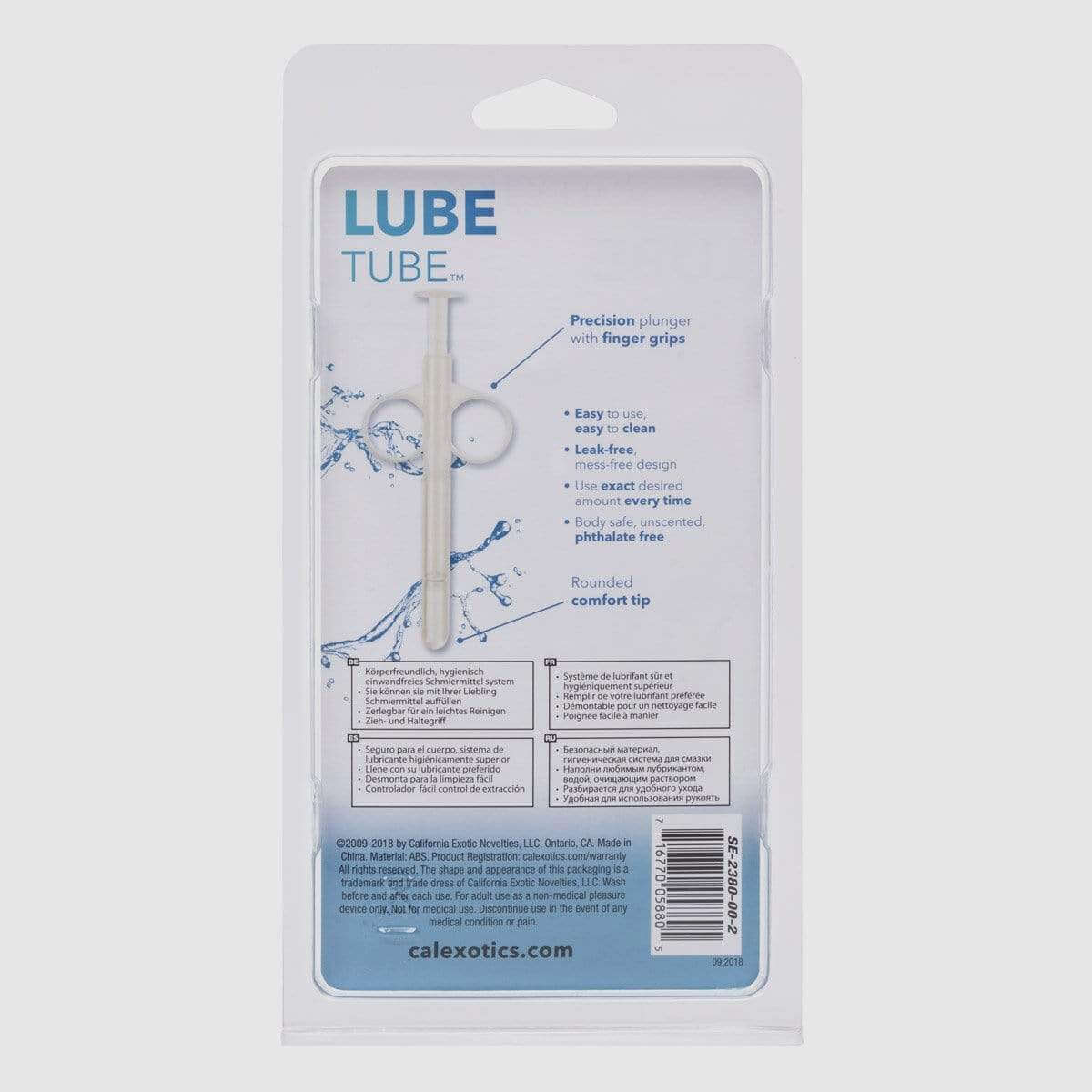 Lube Tube Applicator 2 Pack - Clear