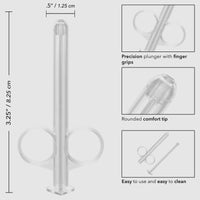 Lube Tube Applicator 2 Pack - Clear