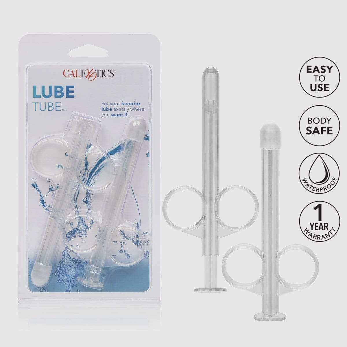 Lube Tube Applicator 2 Pack - Clear