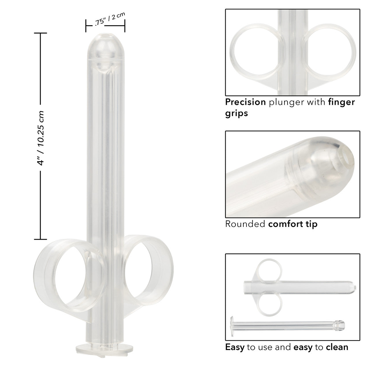 XL Lube Tube Applicator - Clear