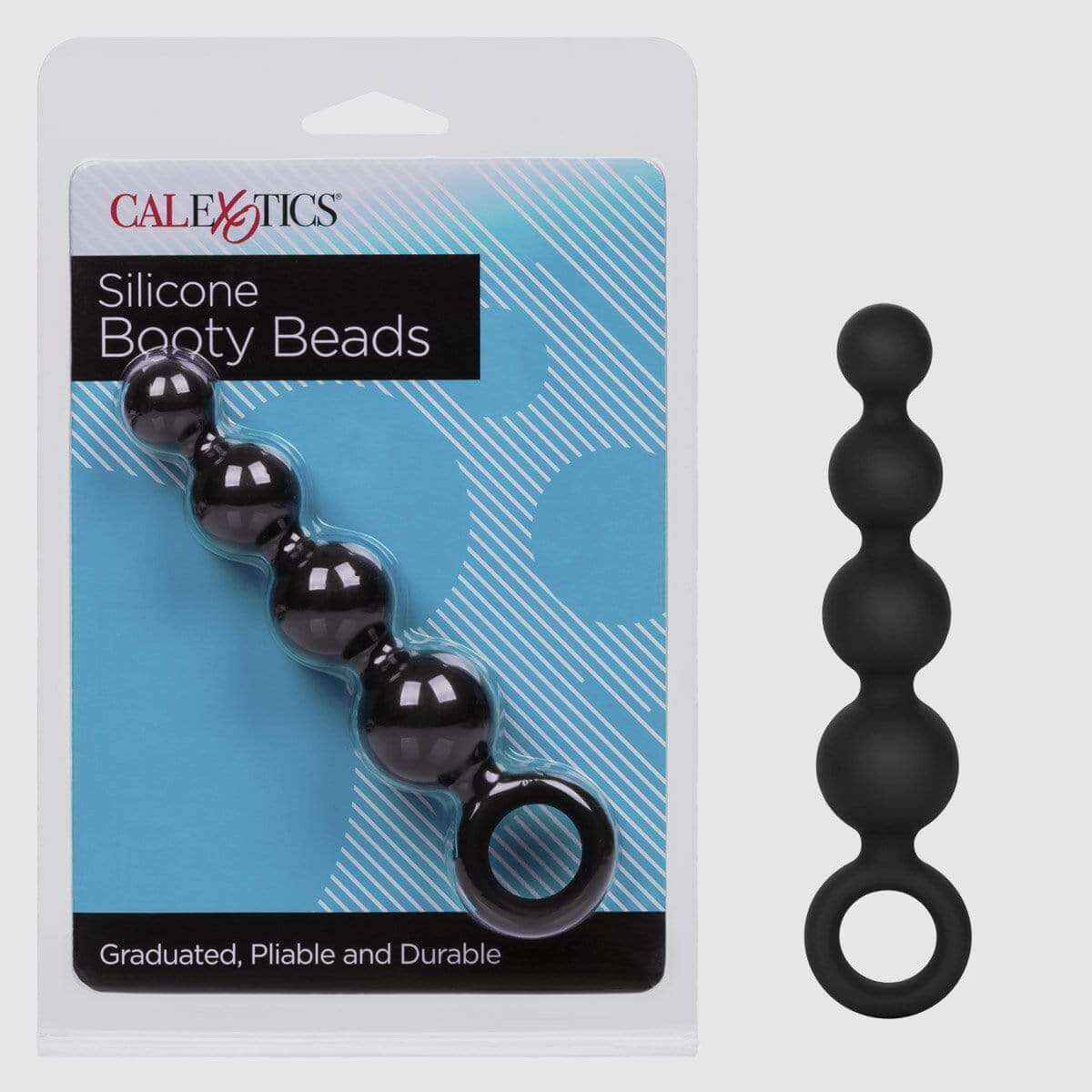 Silicone Booty Beads - Black