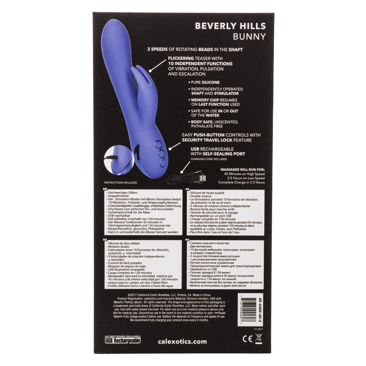 California Dreaming Beverly Hills Bunny Vibrator