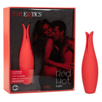 Red Hot Fury Silicone Rechargeable Clitoral Vibrator