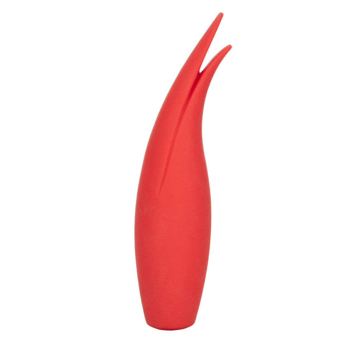 Red Hot Sizzle Silicone Rechargeable Clitoral Vibrator