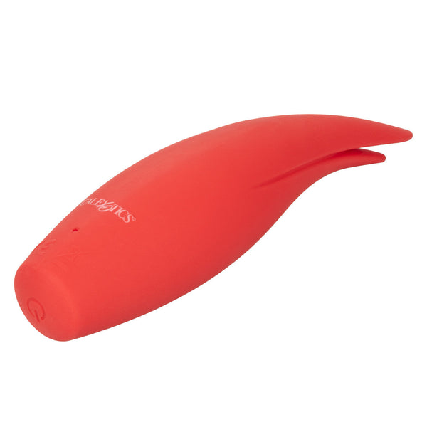 Red Hot Sizzle Silicone Rechargeable Clitoral Vibrator