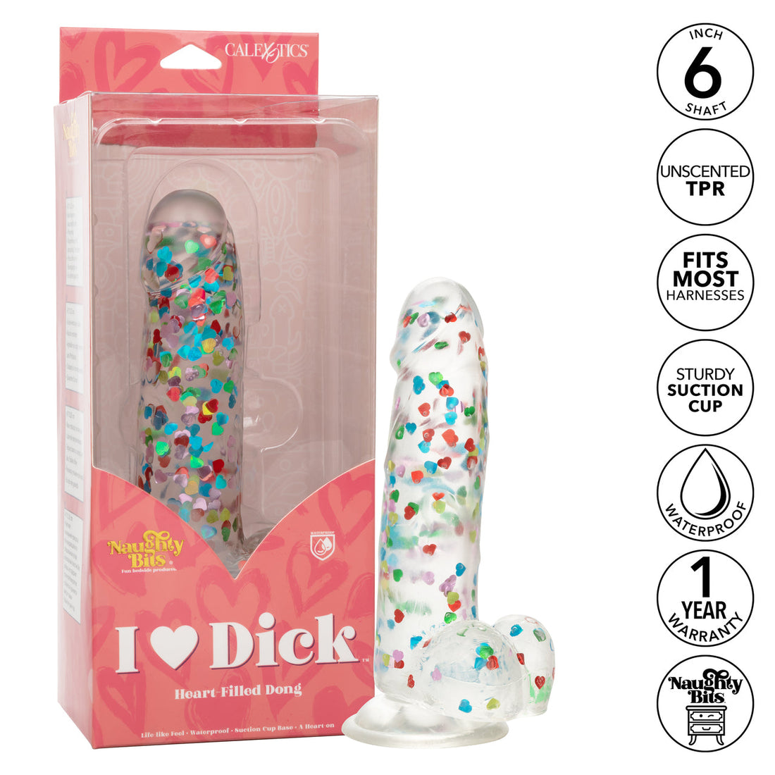 Naughty Bits I Love Dick Heart-Filled Dong