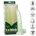Naughty Bits I Leaf Dick Glow-In-The-Dark Weed Leaf Dildo