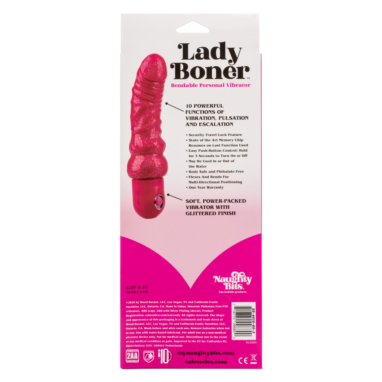 Naughty Bits Bendable Vibrating Dildo