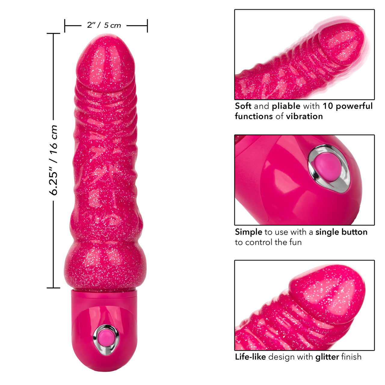 Naughty Bits Bendable Vibrating Dildo