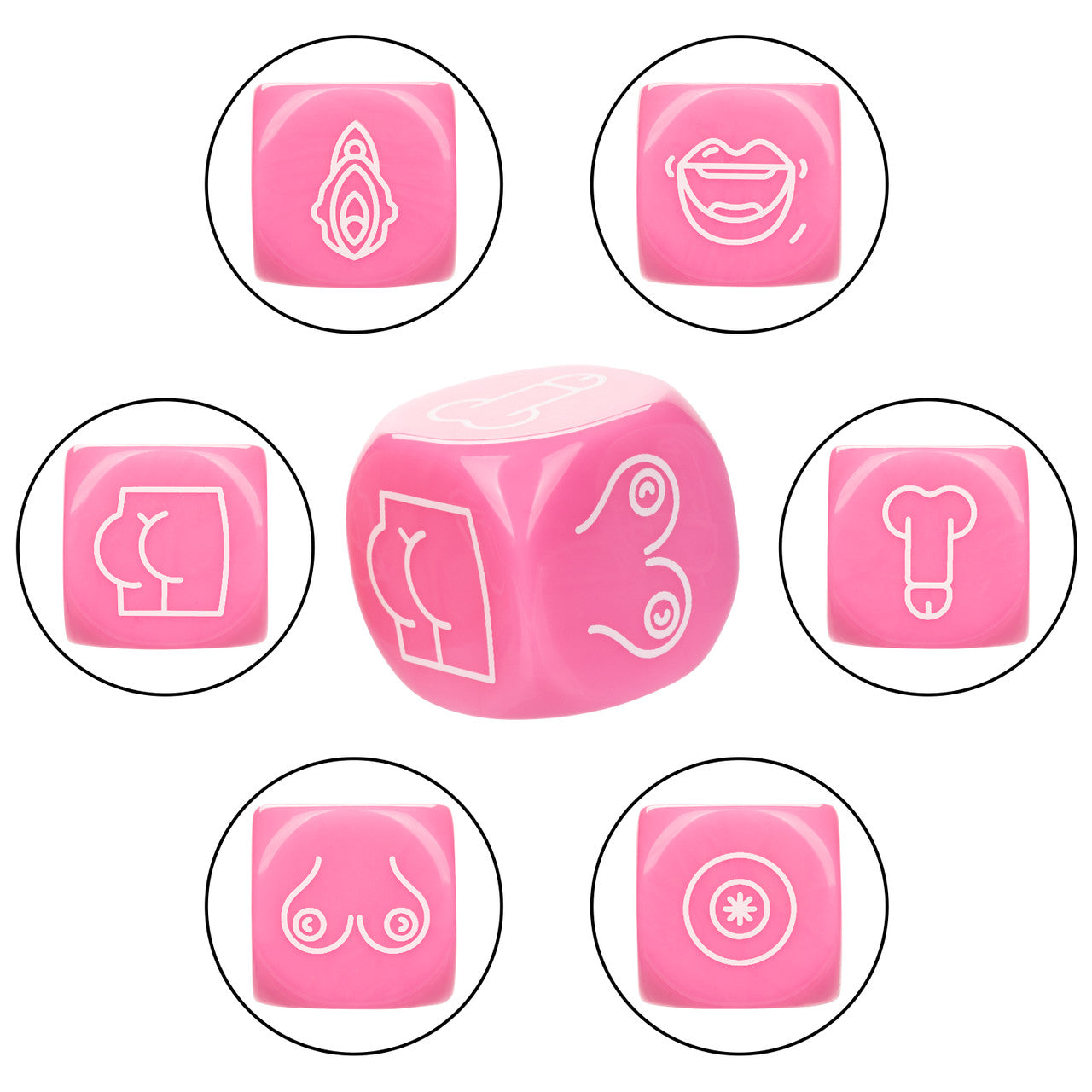 Naughty Bits Roll With It Icon Based Sex Dice