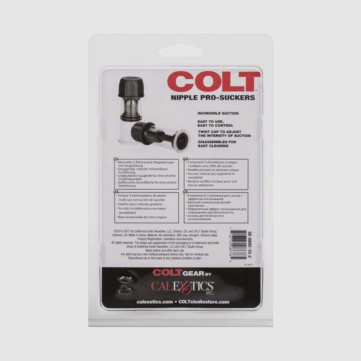 Colt Nipple Pro-Suckers - Black