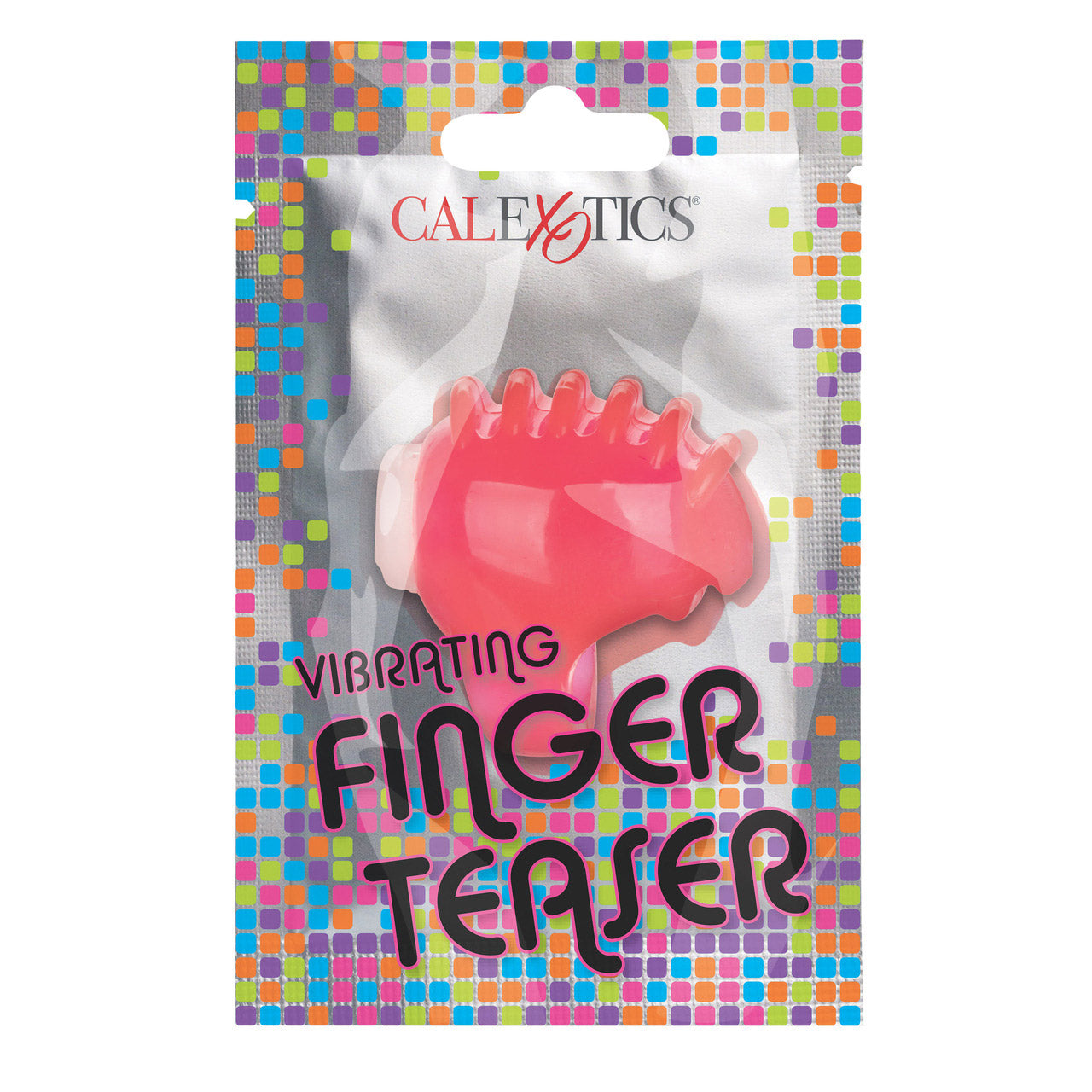 Foil Pack Vibrating Finger Teaser - Pink