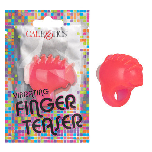 Foil Pack Vibrating Finger Teaser - Pink