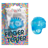 Foil Pack Vibrating Finger Teaser - Blue