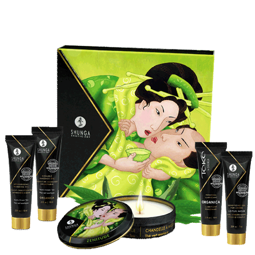 Shunga ORGANICA Luxury Gift Sets Geisha's Secrets - Exotic Green Tea