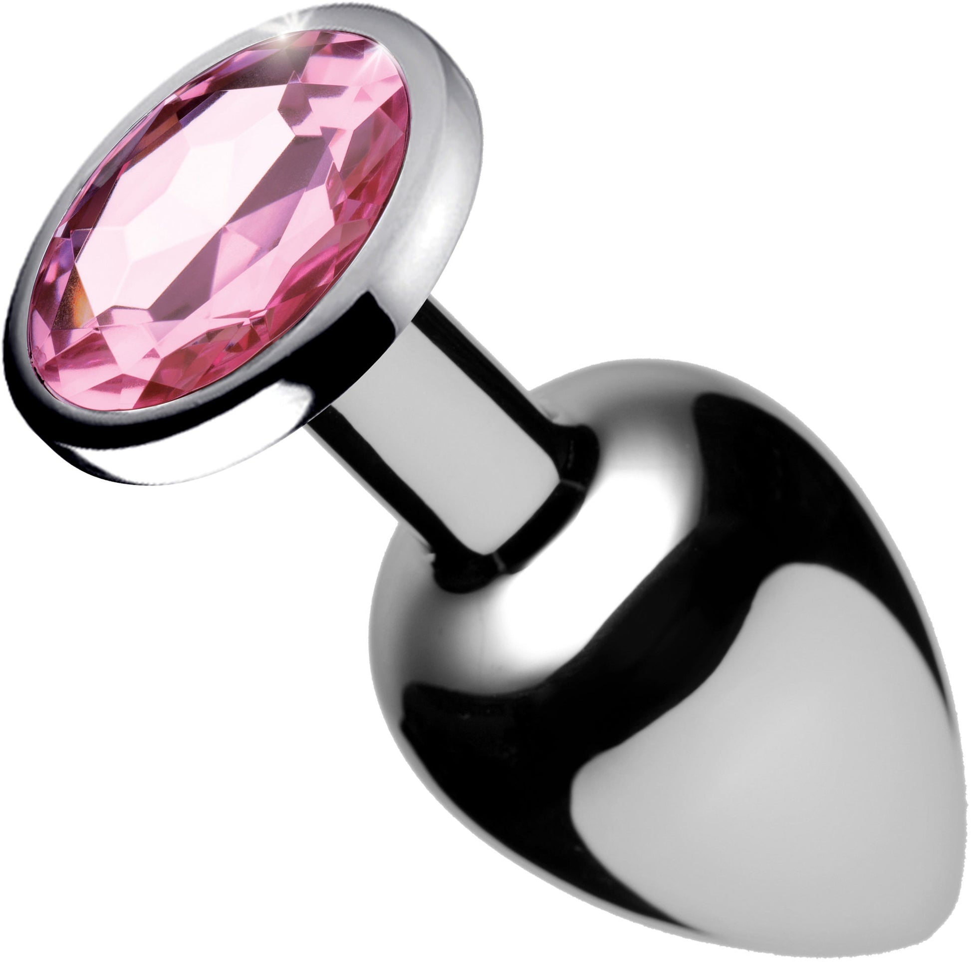 Pink Gem Anal Plug - Large