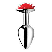 Red Rose Anal Plug - Medium