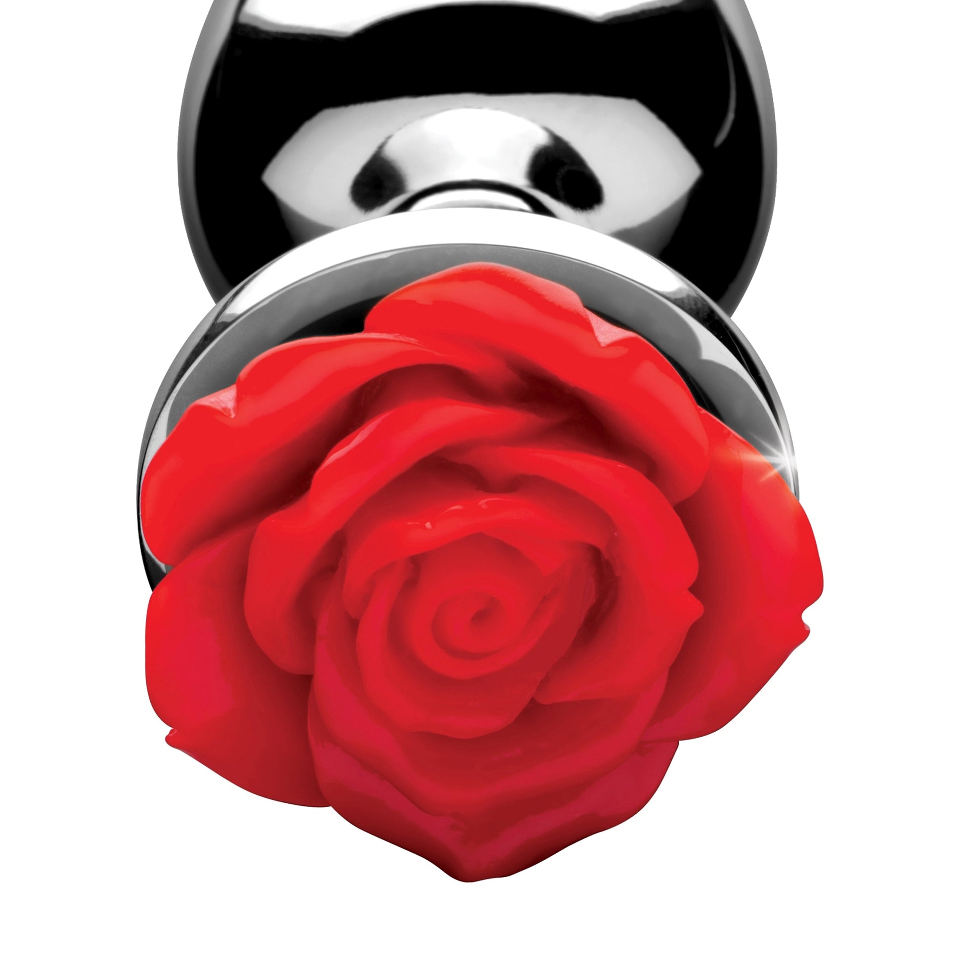 Red Rose Anal Plug - Medium