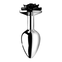 Black Rose Anal Plug - Small