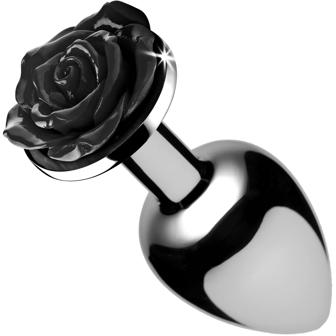 Black Rose Anal Plug - Small