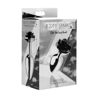 Black Rose Anal Plug - Small