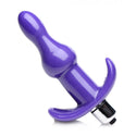 Bumpy Vibrating Anal Plug - Purple