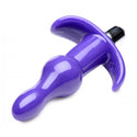 Bumpy Vibrating Anal Plug - Purple
