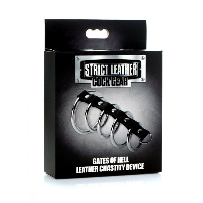 Strict Leather Gates of Hell Leather Chastity Device