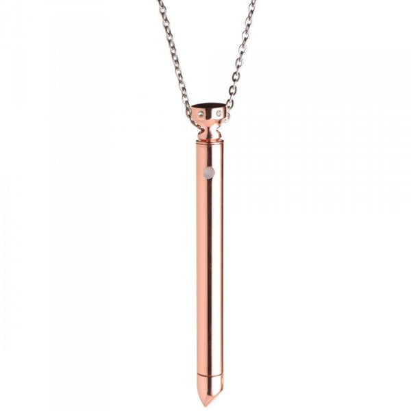 Charmed 7X Vibrating Necklace - Rose Gold