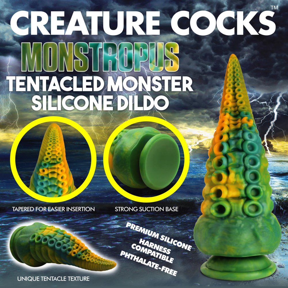 Monstropus Tentacled Monster Silicone Creature Dildo