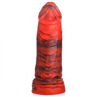 Fire Dragon Red Scaly Silicone Creature Dildo