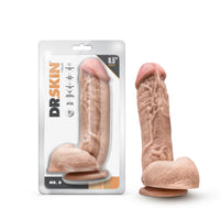 Mr. D 8.5 Inch Dildo with Balls - Beige