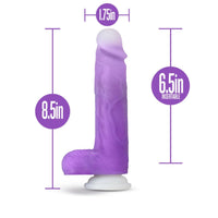 Neo Elite Encore 8 Inch Vibrating Dildo - Purple