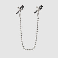 Beaded Nipple Clamps in Silver