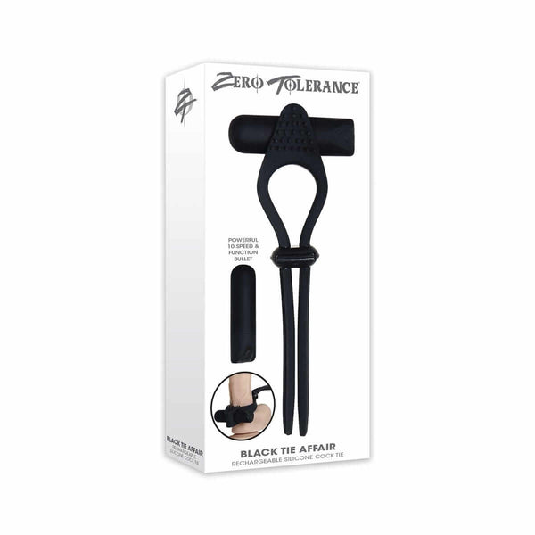 Silicone Rechargeable Black Tie Affair