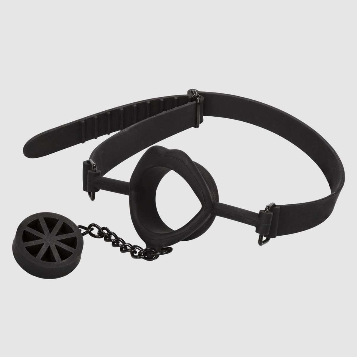 CalExotics Scandal Silicone Stopper Gag - Black