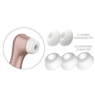Satisfyer Pro 2 Replacement Climax Tips - 5-Pack