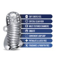 Rize Squeezy Ergonomic Stroker - Clear