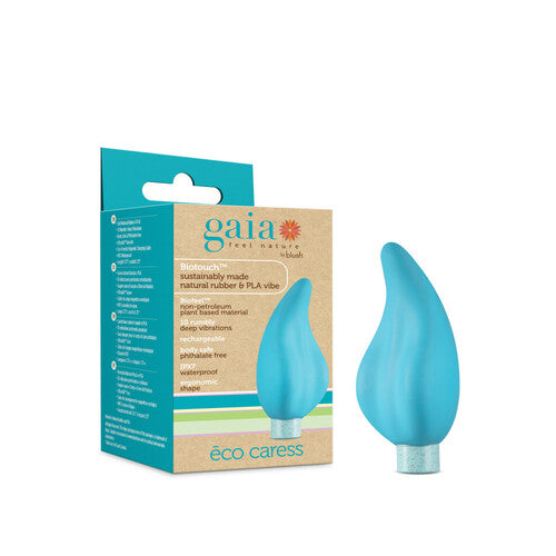 Gaia Eco Caress Bullet Vibrator - Aqua