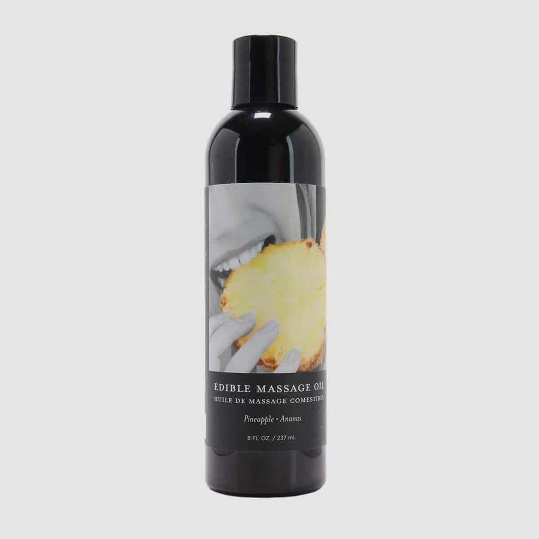 Earthly Body Edible Massage Oil - Pineapple, 8oz/236ml