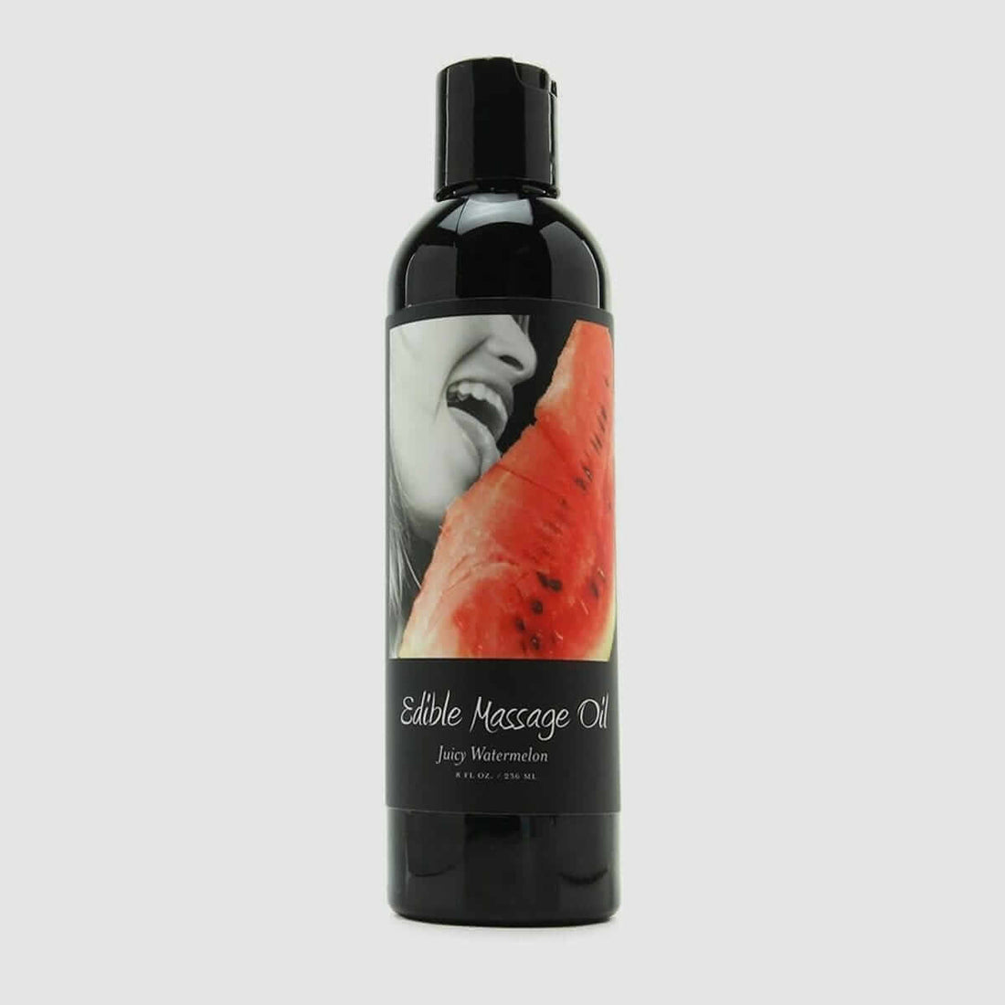 Earthly Body Edible Massage Oil - Watermelon, 8oz/236ml