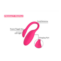 1-Flamingo Magic Motion App Controlled Wearable Vibrator - Pink