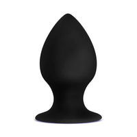 Silicone Anal Stout Plug - Medium, Black