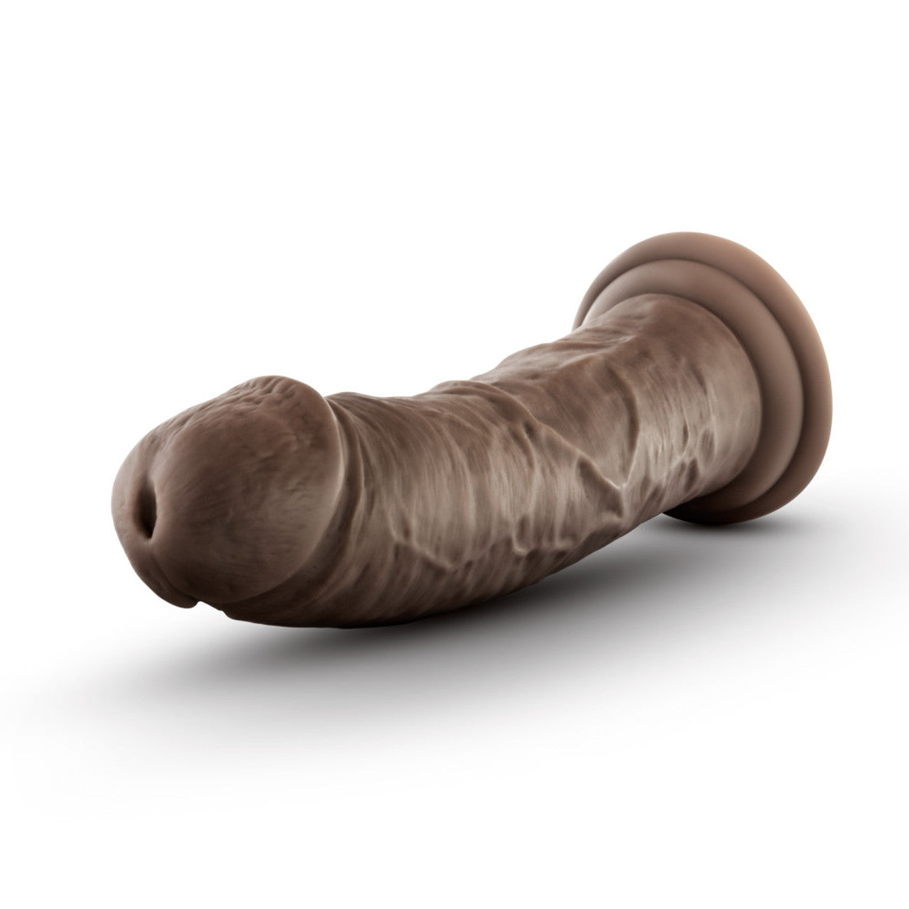 8 Inch Dildo with Suction Cup - Chocolate