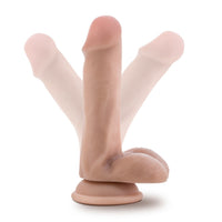 Dr. Jeffrey 6.5 Inch Dildo With Balls - Beige