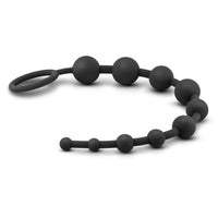 Silicone 10 Anal Beads - Black