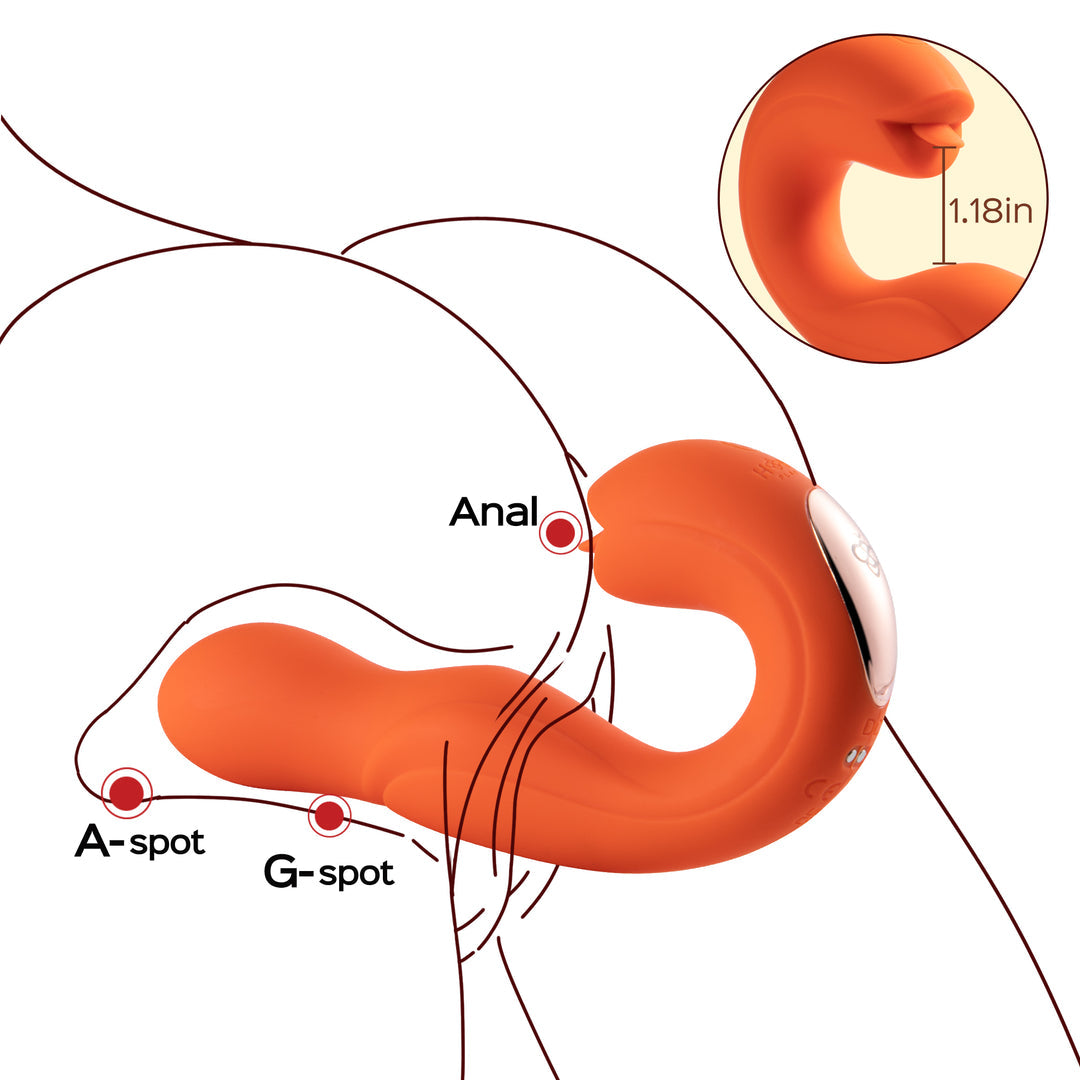 Joi Rotating Head G-spot Vibrator & Clit Licker