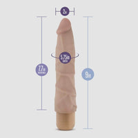 Dr. Skin - Cock Vibe 19 Inch Vibrating Cock - Beige