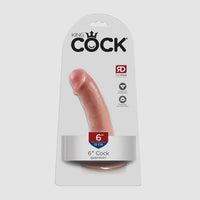 King Cock 6" Cock - Flesh